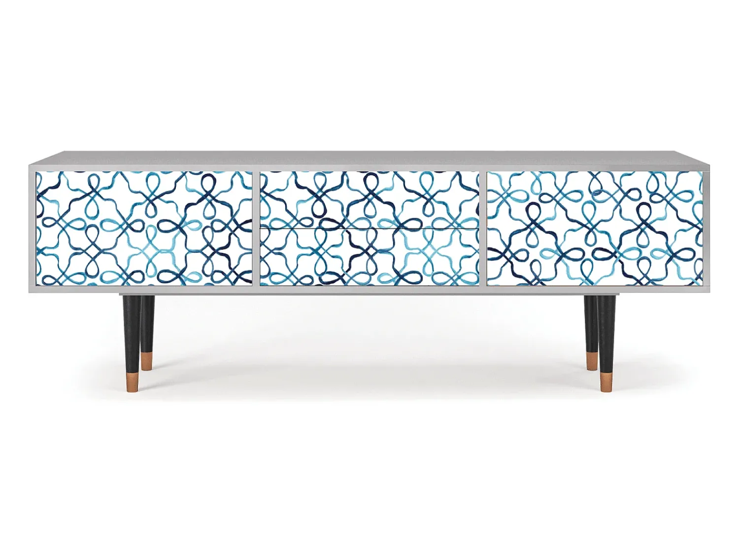 Mueble de TV - 170х59х48 cm - T4 - Marine Strings, Cinza^ Móvel De Tv