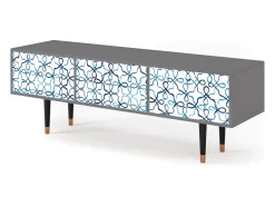 Mueble de TV - 170х59х48 cm - T4 - Marine Strings, Cinza^ Móvel De Tv