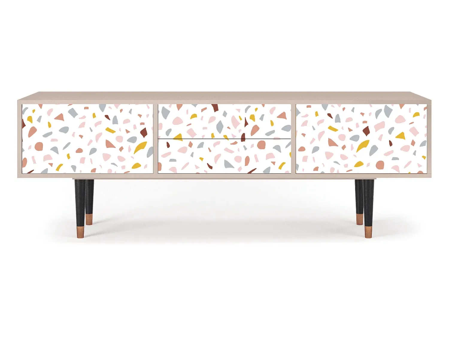 Móvel De Tv* Mueble de TV - 170х59х48 cm - T4 - Marmelade Cheese, Latte Bege