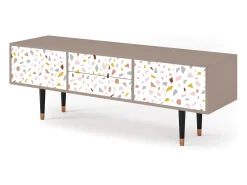 Móvel De Tv* Mueble de TV - 170х59х48 cm - T4 - Marmelade Cheese, Latte Bege