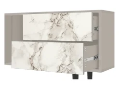 Mueble de TV - 170х69х48 cm - T1 - Milk Marble, Areia^ Móvel De Tv