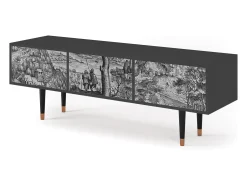 Online Mueble de TV - 170х59х48 cm - T4 - Milites Requiescentes, Antracite Cinza antracite