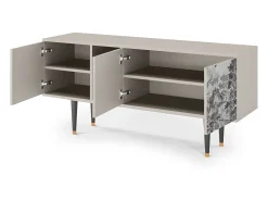 Móvel De Tv| Mueble de TV - 150х69х41 cm - T5 - Milites Requiescentes, Areia Bege