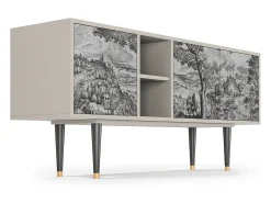Móvel De Tv| Mueble de TV - 150х69х41 cm - T5 - Milites Requiescentes, Areia Bege