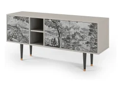 Móvel De Tv| Mueble de TV - 150х69х41 cm - T5 - Milites Requiescentes, Areia Bege