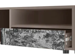 Mueble de TV - 115х59х48 cm - T3 - Milites Requiescentes, Latte^ Móvel De Tv