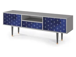 Mueble de TV - 170х59х41 cm - T6 - Milky Way, Cinza Cinzento