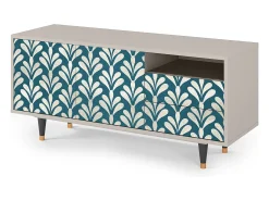 Discount Mueble de TV - 125х56х41 cm - T7 - Milky Tears, Areia Bege