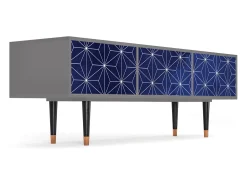 Outlet Mueble de TV - 170х59х48 cm - T4 - Milky Way, Cinza Cinzento