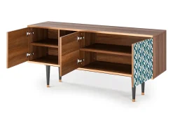 Mueble de TV - 150х69х41 cm - T5 - Milky Tears, Nogueira^ Móvel De Tv