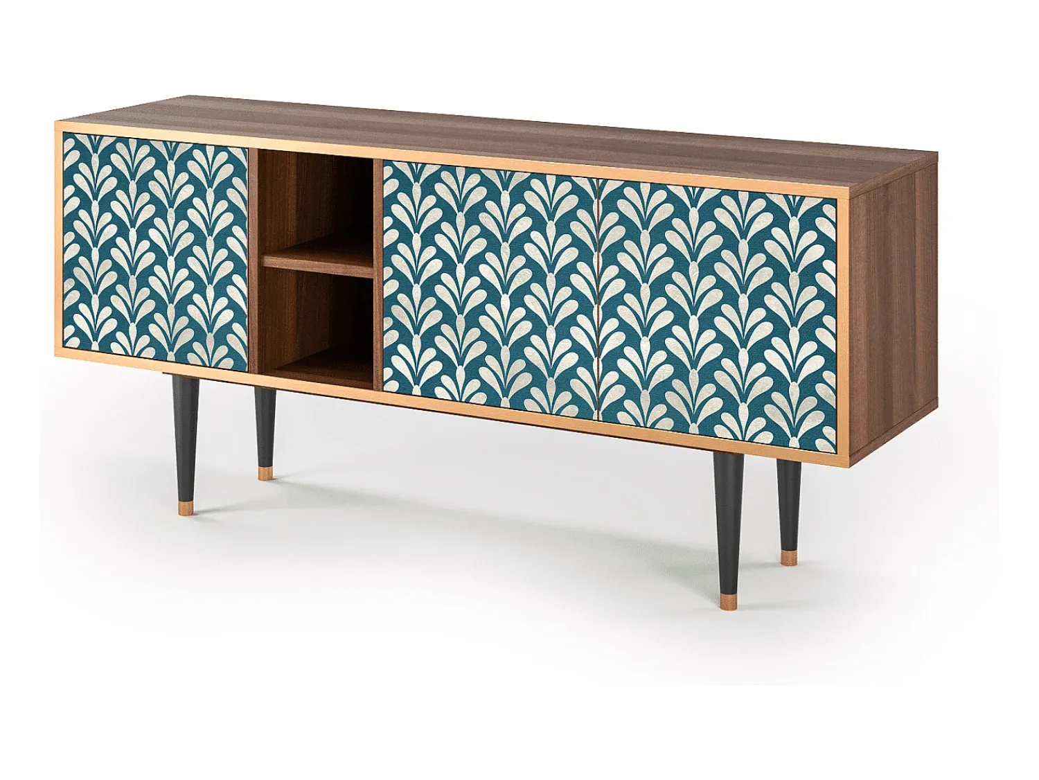 Mueble de TV - 150х69х41 cm - T5 - Milky Tears, Nogueira^ Móvel De Tv