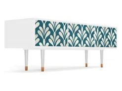 Móvel De Tv| Mueble de TV - 170х59х48 cm - T4 - Milky Tears, Branco Bege
