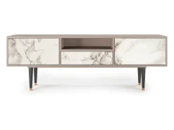 Mueble de TV - 170х59х41 cm - T6 - Milk Marble, Latte Bege