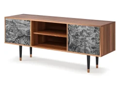 Mueble de TV - 170х69х48 cm - T2 - Milites Requiescentes, Nogueira^ Móvel De Tv