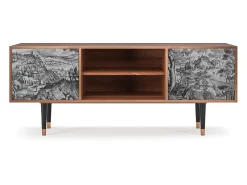 Mueble de TV - 170х69х48 cm - T2 - Milites Requiescentes, Nogueira^ Móvel De Tv