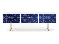 Mueble de TV - 170х59х48 cm - T4 - Milky Way, Branco^ Móvel De Tv