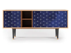 Móvel De Tv* Mueble de TV - 150х69х41 cm - T5 - Milky Way, Nogueira Castanho