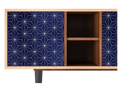 Móvel De Tv* Mueble de TV - 150х69х41 cm - T5 - Milky Way, Nogueira Castanho