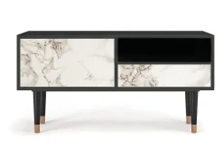 Mueble de TV - 115х59х48 cm - T3 - Milk Marble, Antracite^ Móvel De Tv