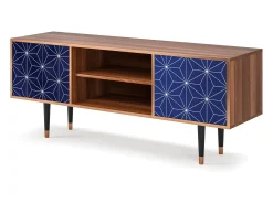 Online Mueble de TV - 170х69х48 cm - T2 - Milky Way, Nogueira Castanho