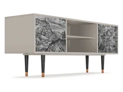 Móvel De Tv| Mueble de TV - 170х69х48 cm - T2 - Milites Requiescentes, Areia Bege
