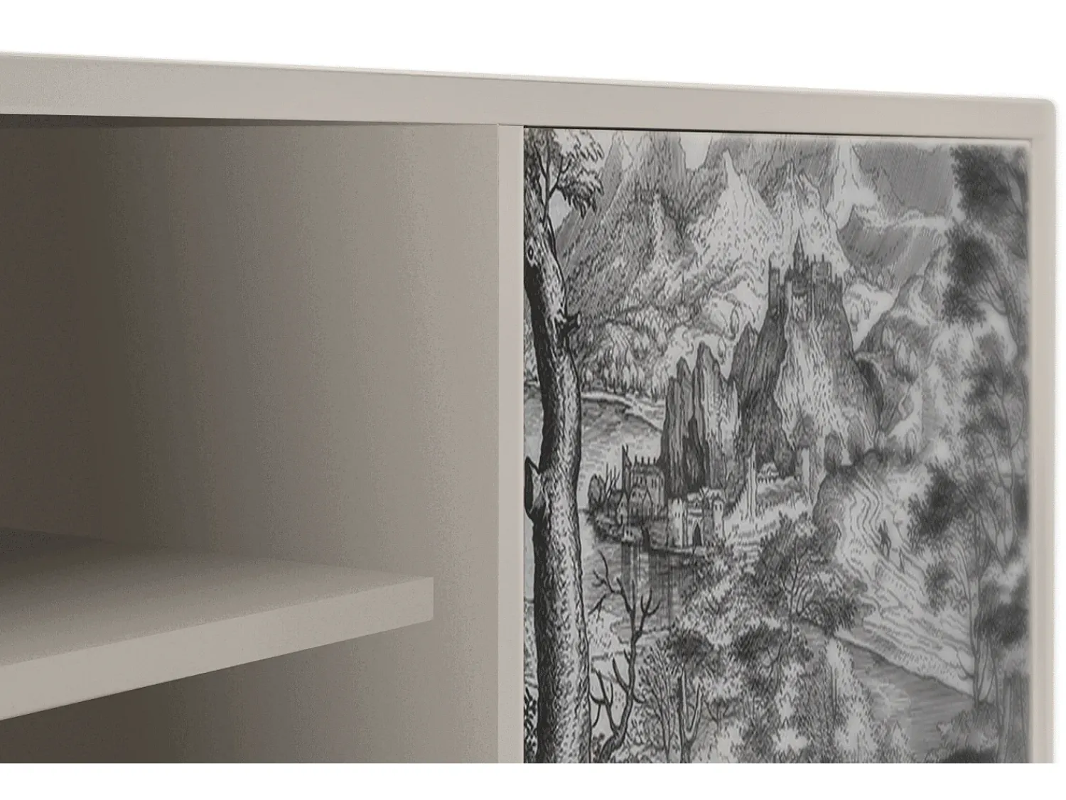 Móvel De Tv| Mueble de TV - 170х69х48 cm - T2 - Milites Requiescentes, Areia Bege