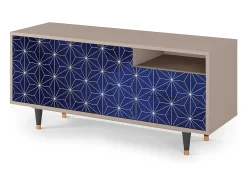 Móvel De Tv| Mueble de TV - 125х56х41 cm - T7 - Milky Way, Latte Bege