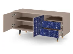 Móvel De Tv| Mueble de TV - 125х56х41 cm - T7 - Milky Way, Latte Bege