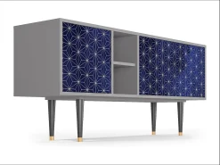 Mueble de TV - 150х69х41 cm - T5 - Milky Way, Cinza^ Móvel De Tv