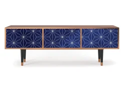 Móvel De Tv* Mueble de TV - 170х59х48 cm - T4 - Milky Way, Nogueira Castanho