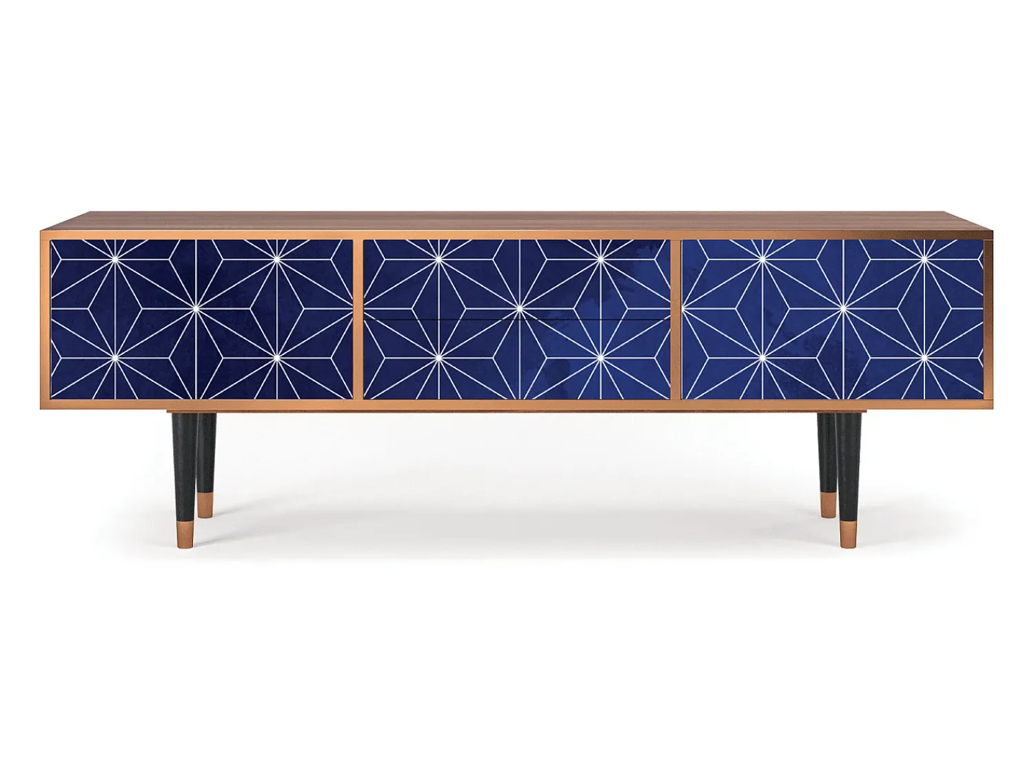 Móvel De Tv* Mueble de TV - 170х59х48 cm - T4 - Milky Way, Nogueira Castanho