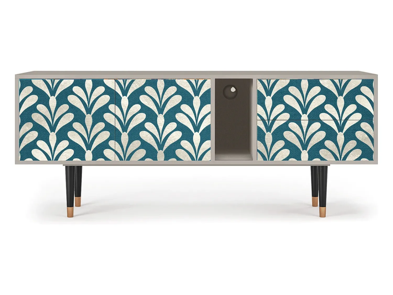 Móvel De Tv| Mueble de TV - 170х69х48 cm - T1 - Milky Tears, Areia Bege