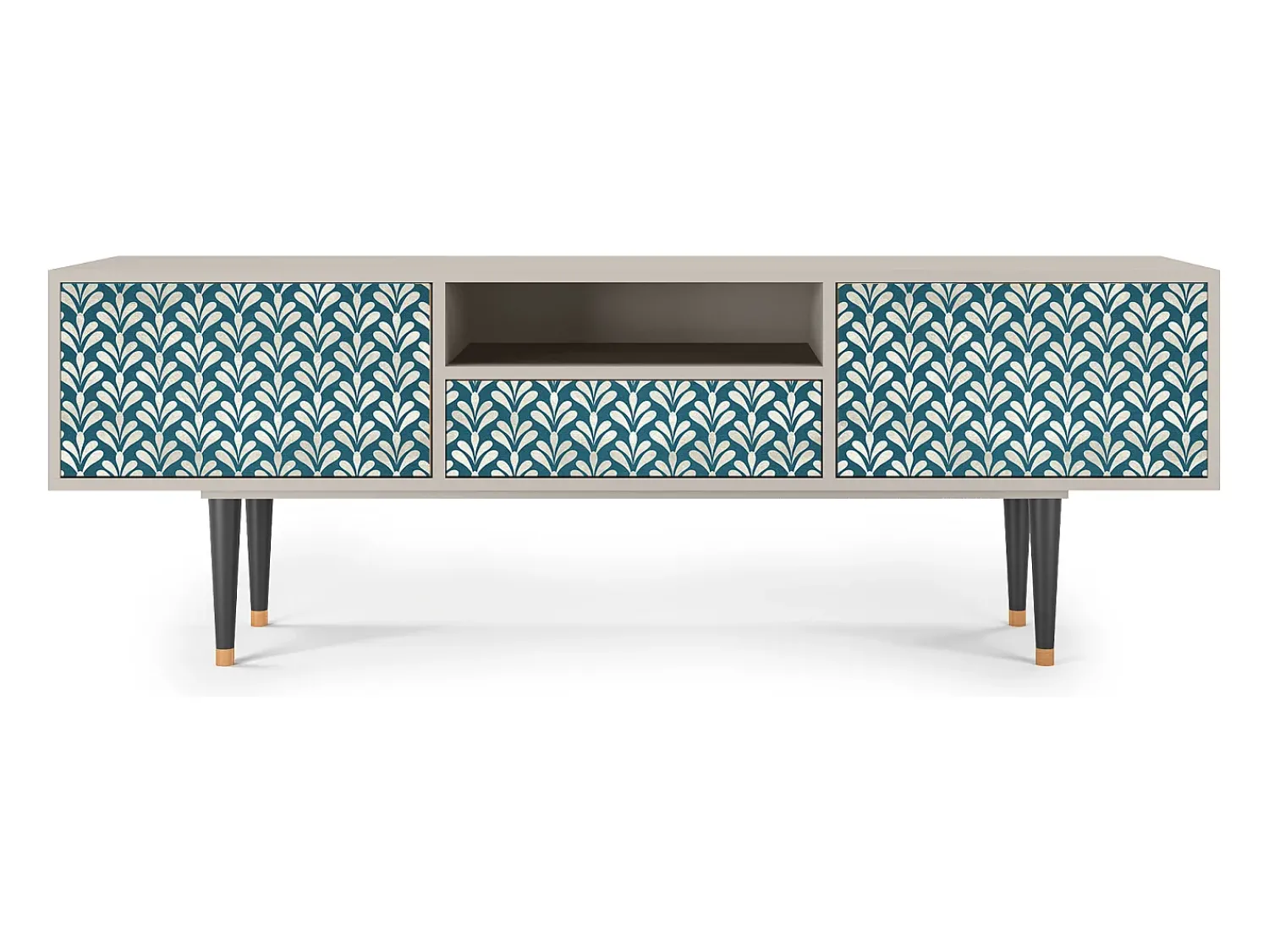 Móvel De Tv* Mueble de TV - 170х59х41 cm - T6 - Milky Tears, Areia Bege