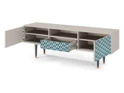 Móvel De Tv* Mueble de TV - 170х59х41 cm - T6 - Milky Tears, Areia Bege
