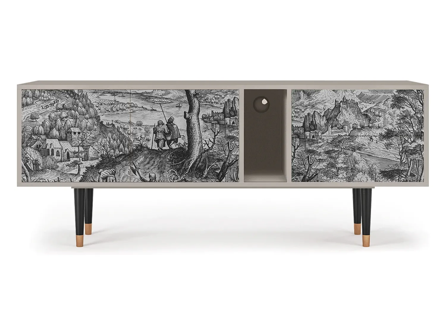 Mueble de TV - 170х69х48 cm - T1 - Milites Requiescentes, Areia^ Móvel De Tv