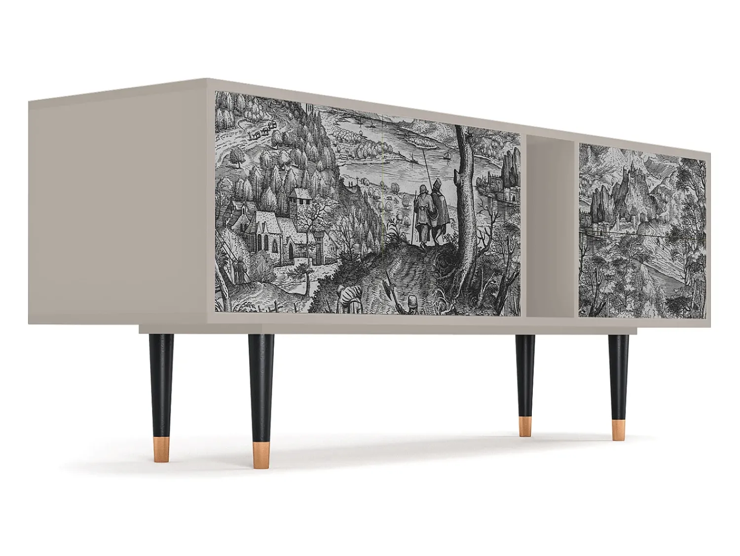 Mueble de TV - 170х69х48 cm - T1 - Milites Requiescentes, Areia^ Móvel De Tv