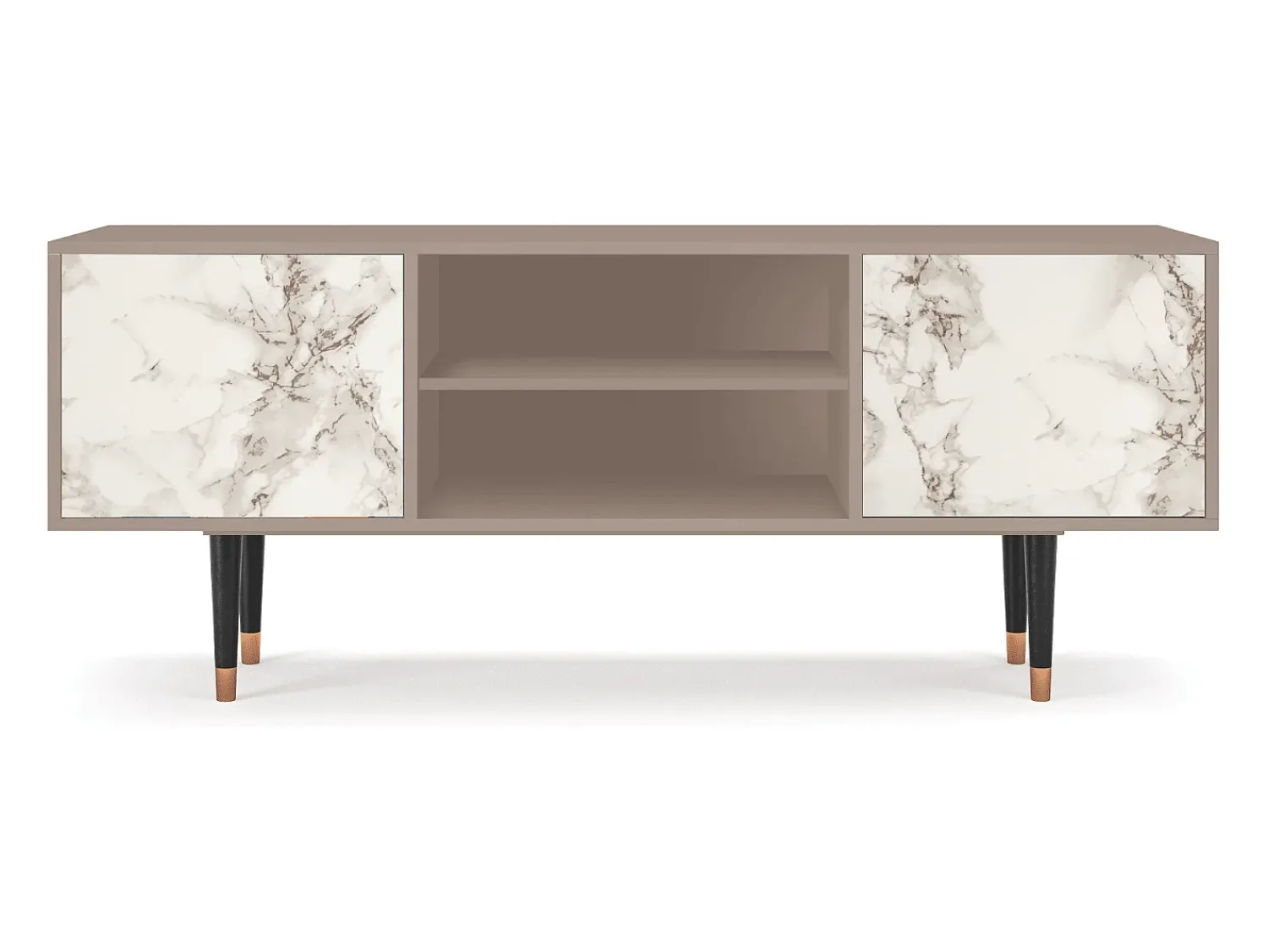 Móvel De Tv| Mueble de TV - 170х69х48 cm - T2 - Milk Marble, Latte Bege