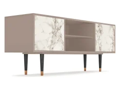 Móvel De Tv| Mueble de TV - 170х69х48 cm - T2 - Milk Marble, Latte Bege