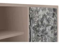 Móvel De Tv* Mueble de TV - 170х69х48 cm - T2 - Milites Requiescentes, Latte Bege