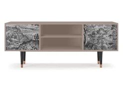 Móvel De Tv* Mueble de TV - 170х69х48 cm - T2 - Milites Requiescentes, Latte Bege