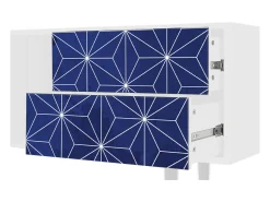 Sale Mueble de TV - 170х69х48 cm - T1 - Milky Way, Branco Bege