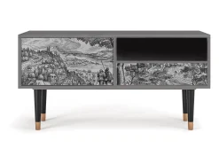 Móvel De Tv| Mueble de TV - 115х59х48 cm - T3 - Milites Requiescentes, Areia Bege