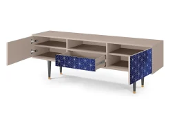 Clearance Mueble de TV - 170х59х41 cm - T6 - Milky Way, Latte Bege