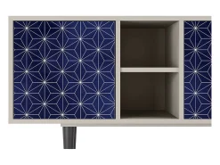 Móvel De Tv| Mueble de TV - 150х69х41 cm - T5 - Milky Way, Areia Bege