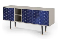 Móvel De Tv| Mueble de TV - 150х69х41 cm - T5 - Milky Way, Areia Bege