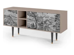 Mueble de TV - 150х69х41 cm - T5 - Milites Requiescentes, Latte^ Móvel De Tv