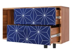 Móvel De Tv* Mueble de TV - 170х69х48 cm - T1 - Milky Way, Nogueira Castanho