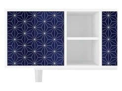Online Mueble de TV - 150х69х41 cm - T5 - Milky Way, Branco Bege