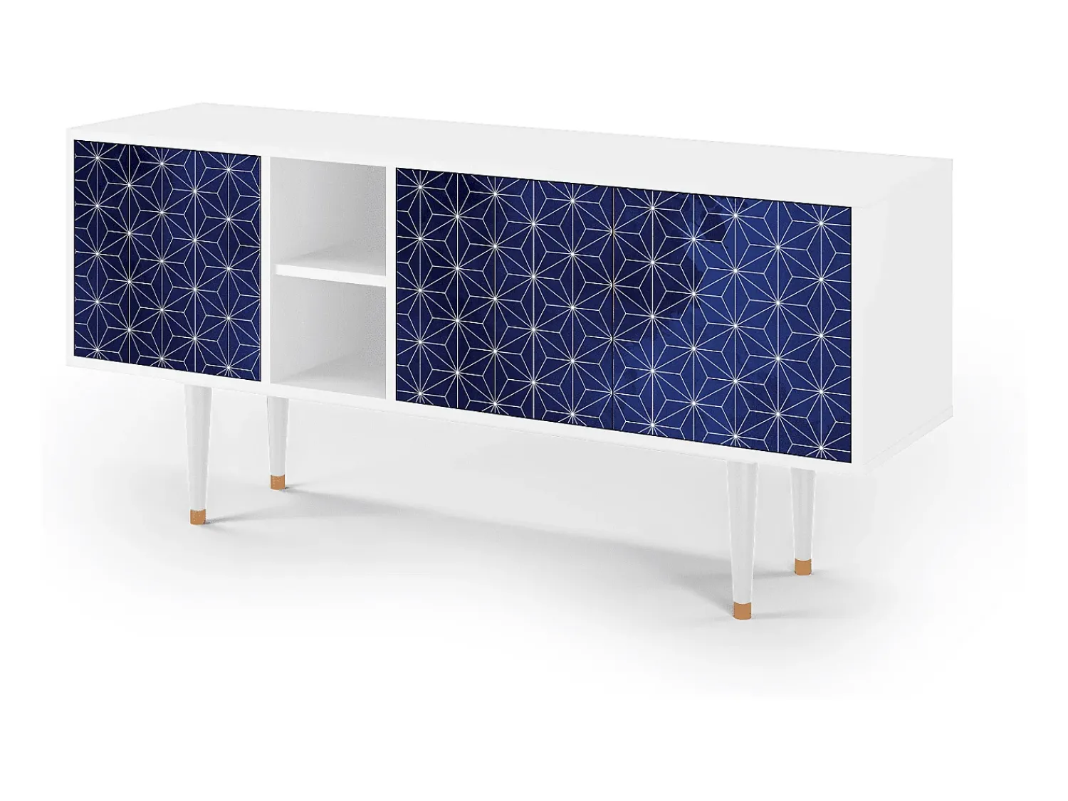 Online Mueble de TV - 150х69х41 cm - T5 - Milky Way, Branco Bege