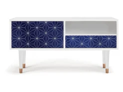 Mueble de TV - 115х59х48 cm - T3 - Milky Way, Branco^ Móvel De Tv